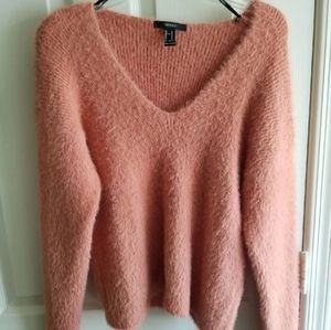 Pink fuzzy Sweater